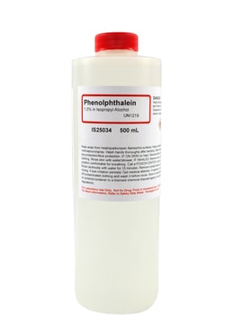 Phenolphthalein 1% Alcoholic, Innovating Science&trade;