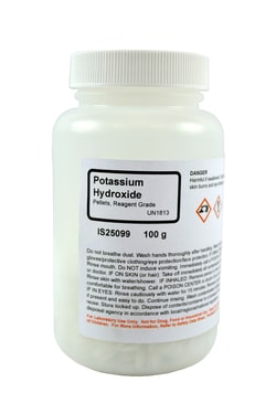 Potassium Hydroxide Pellet, Reagent Grade, Innovating Science™