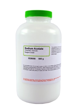 Sodium Acetate Trihydrate, Reagent Grade, Innovating Science™
