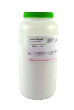 Sodium Chloride, Fine Crystals, Lab Grade, 2.5 kg, Innovating Science&trade;