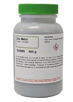 Zinc Metal Powder, 100-Mesh, Reagent Grade, Innovating Science 500 g | Buy Online | Aldon Corporation | Fisher Scientific