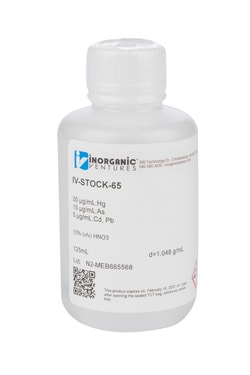 Inorganic Ventures USP 232 ICH Q3D Class 1 Oral, Quantity: Each of 1