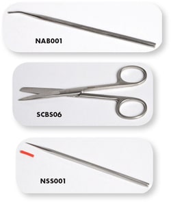 United Scientific Supplies&nbsp;United Scientific&trade; Straight Teasing Needle, Blunt