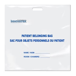 Innovatek Medical Inc.&nbsp;Patient Belonging Bags with Fold Handles