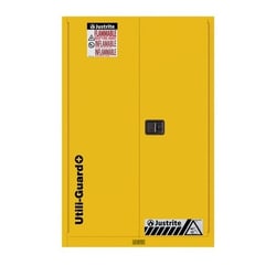 Justrite&nbsp;Utili-Guard+ Flammable Safety Cabinet, Self-Close