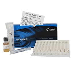 CHEMetrics&trade; by AquaPhoenix&nbsp;Vacu-vials Chloride Water Quality Instrumental Test Kit