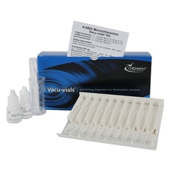 CHEMetrics&trade; by AquaPhoenix&nbsp;Vacu-vials Monochloramine Water Quality Instrumental Test Kit