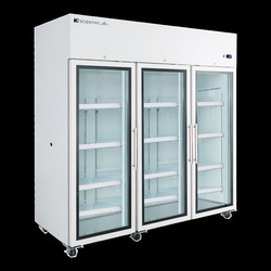 K2 Scientific 73 Cu. Ft. Upright, Life Science Performance, Glass Door Refrigerator