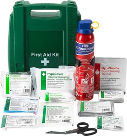 Safety First Aid&nbsp;Evolution Truck and Van First Aid Kit with Fire Extinguisher