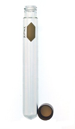 DWK Life Sciences&nbsp;Kimble&trade; Kontes&trade; Screw Thread Culture Tubes with Unattached Rubber Lined Caps