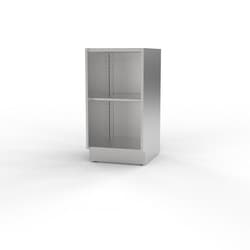 Mopec Open-Faced Base Cabinet, Standing Height