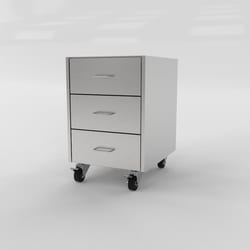 Mopec Cabinet, Mobile 3 Drawer
