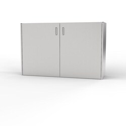 Mopec Wall Cabinet, 2 Solid Doors 48 in. | Buy Online | Mopec | Fisher Scientific