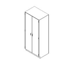 Mopec&nbsp;Cabinet with Solid Swinging Door