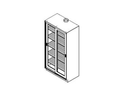 Mopec&nbsp;Vented Cabinet with Sliding Glass Door