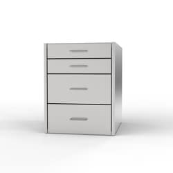 Mopec Suspended Cabinet, 4 Drawers
