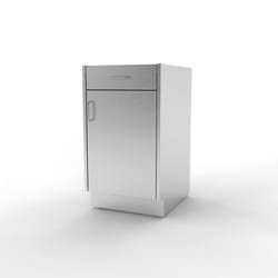 Mopec ADA Height Base Cabinet, Right-Hinge Door/Drawer Combo