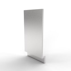 Mopec Adjustable Filler With Toe Kick, Standing Height