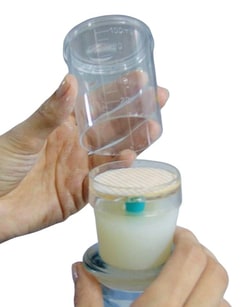 IW Tremont Co Inc&nbsp;Disposable sterile microbiological filtration monitor units, 100 ml, white, gridded, MCE membrane filter 0.45µm, not welded, pack of 50