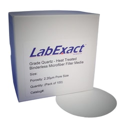 IW Tremont Co Inc&nbsp;Quartz microfiber, 4.7cm diameter, high purity (SiO2) microfiber filters , binderless, 1000°C+ temperature - 100/pk
