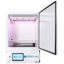 Percival Scientific&nbsp;SciBriteLED Chamber, LED30L1C9, 9.6 cu. ft., 1 tier of 4-color LEDs including red, blue, white, and far red, 10-44° C ±0.5°, IntellusUltraConnect controller, touchscreen interface