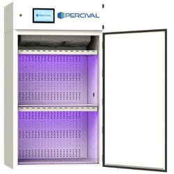 Percival Scientific SciBrite LED Chamber, LED41L2H11, 37.2 cu. ft., 2 tiers of 4-color LEDs, 10-44° C ±0.5°, IntellusUltra controller, touchscreen, advanced additive ultrasonic humidifier