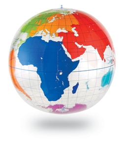 Learning Resources Inflatable Labeling Globe