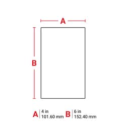 Brady Thermal Transfer Printable Labels, Paper 152.40 x 101.60 mm | Buy Online | Brady&trade; | Fisher Scientific