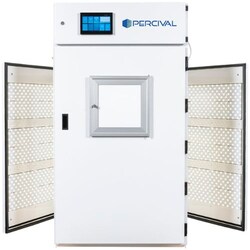Percival Scientific&nbsp;Low Temperature Chamber, LT41VLC9, 37.2 cu. ft., vertical SciWhite with red LEDs, 2 tiers, -10 - 44°C ±0.5°, dual coil refrigeration, IntellusUltraConnect controller, touchscreen