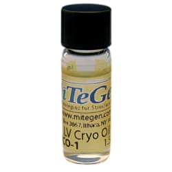Mitegen LV CryoOil, Low Viscosity, 5 mL Bottle, For Gentle Crystal Handling & Ice Prevention in Cryogenic Applications