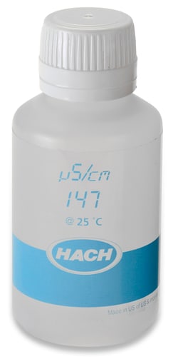 Hach Company&nbsp;Conductivity Standard Solution, 147 µS/cm, KCl, 125mL