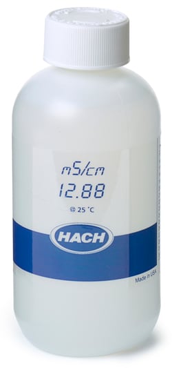 Hach Company&nbsp;Conductivity Standard Solution, 12.88 mS/cm, KCl, 250mL