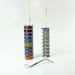 Mitegen Basic Cryo-EM Grid Storage & Shipping System, Incl. 10 Pucks, Canes, Tongs, For Organized Sample Workflow