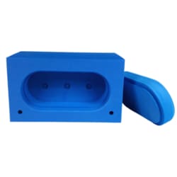 Mitegen Double Puck Loading Dewar with Lid, Holds 2 Uni-Pucks or Cryo-EM pucks, Double-Sided, 14