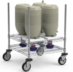 Mitegen&nbsp;Dry Shipper Warming and Drying Rack, 4 Dry Shipper Capacity