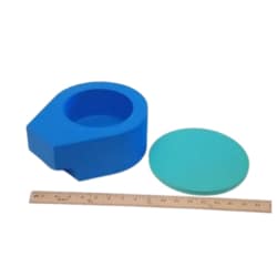Mitegen Standard Foam Dewar, 800 mL Capacity, Lightweight, Shatterproof,