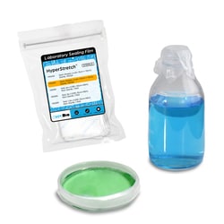MTC Bio&nbsp;HyperStretch Multi-Purpose Laboratory Sealing Film  Steri-Sheets  Paraffin/Polyolefin  Sterile Sheets of 2x4in   Resealable Bag  100/pk