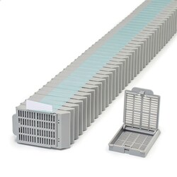 Simport Scientific Laser Cassette Histosette Tissue in Quickload Stack (Taped) Gray | Buy Online | Simport Scientific | Fisher Scientific