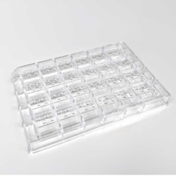 Mitegen&nbsp;Intelli-Plate 24-4, 24-Well Sitting Drop Crystallization Plate for Screening & Optimization, Polystyrene, 120 Plates/Case