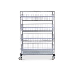 Wanzl TSS Chrome 4 Basket Rolling Unit