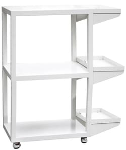 Across International 3-Shelf Steel Mobile Cart for Ai 0.9 & 1.9 CF Vacuum Ovens