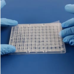 Mitegen In Situ Plate Sealing Films for Diffraction Analysis, 25µm COC Film, 96-Hole Adhesive Gasket, 10 Seals/Pack