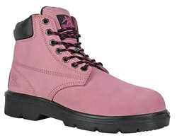 Footwear at Work PINK 6 INCH SAFETY TOE WMNS
