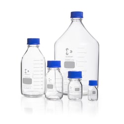DWK Life Sciences DURAN™ GL 45 Laboratory Glass Bottles With PP Screw Cap and Pouring Ring