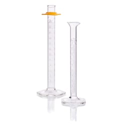 KIMBLE™ KIMAX™ Graduated Cylinder, Class A, TD, with Reverse Graduations and Bumper