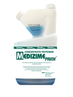Medical Chemical Corporation&nbsp;Medizime Prime,  Tri-enzyme detergent cleaning, low-foaming, concentrated formula for manual or automated systems