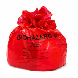 Micronova Bolsas para materiales peligrosos Rojo | Buy Online | Micronova&trade; | Fisher Scientific