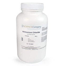 Strem, An Ascensus Company&nbsp;CAS# 12125-02-9. 500g. Ammonium chloride, 99.5+% (ACS). MFCD00011420