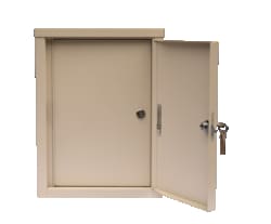 Omnimed Inc Economy Double Door Narcotic Cabinet (15"H X 11"W X 8"D), Quantity: