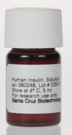 Santa Cruz Biotechnology&nbsp;Human Insulin | 11061-68-0 | MFCD00131380 | 5 mL